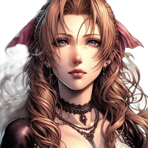 face, crown, jewelry, staff, fantasy art, anime, photorealistic, comic book art transparent PNG cut-out