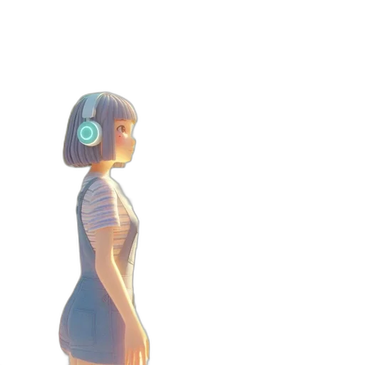 robot, dress, mask, face, concept art, vaporwave, 3d render, cyberpunk transparent PNG cut-out