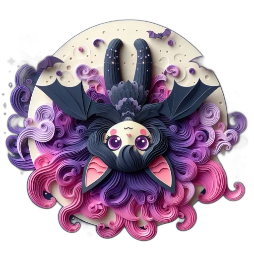 mask, crown, flower, creature, fantasy art, concept art, 3d render, watercolor transparent PNG cut-out
