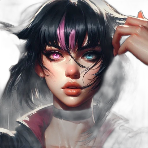 face, dragon, mask, fantasy art, photorealistic, anime, concept art, neon lights transparent PNG cut-out