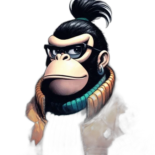 animal, mask, creature, face, concept art, 3d render, photorealistic, cartoon transparent PNG cut-out