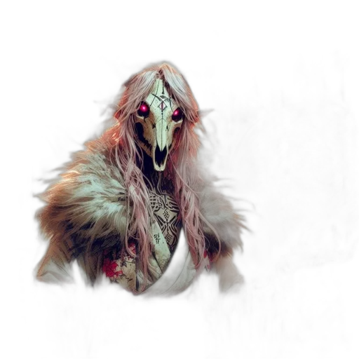 creature, mask, animal, dragon, concept art, fantasy art, watercolor, photorealistic transparent PNG cut-out