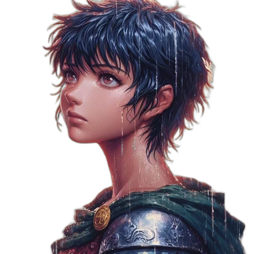 face, dragon, sword, robot, fantasy art, anime, concept art, photorealistic transparent PNG cut-out