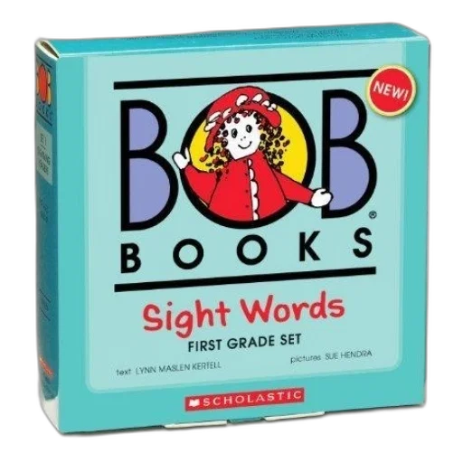 blue, box, title, bob, books, sight, words, first transparent PNG cut-out