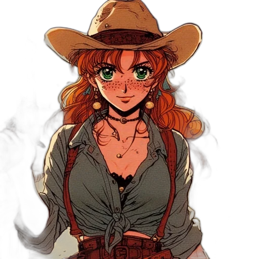 hat, staff, anime, concept art, comic book art, cartoon, fire, red transparent PNG cut-out