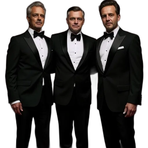 man, suit, standing, next transparent PNG cut-out