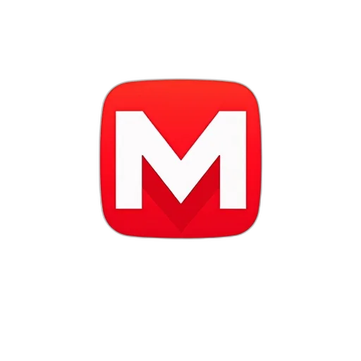 3d render, first, image, displays, red, white, logo, letter transparent PNG cut-out