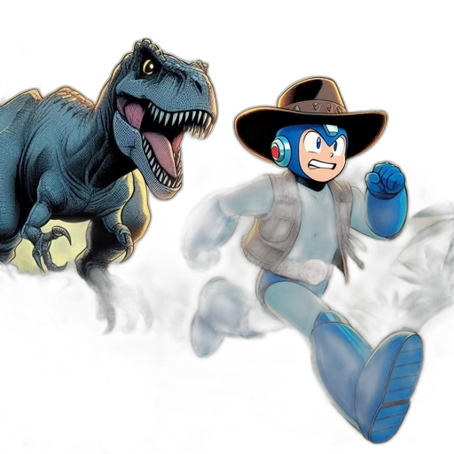 creature, concept art, comic book art, fantasy art, watercolor, blue, mega, man transparent PNG cut-out