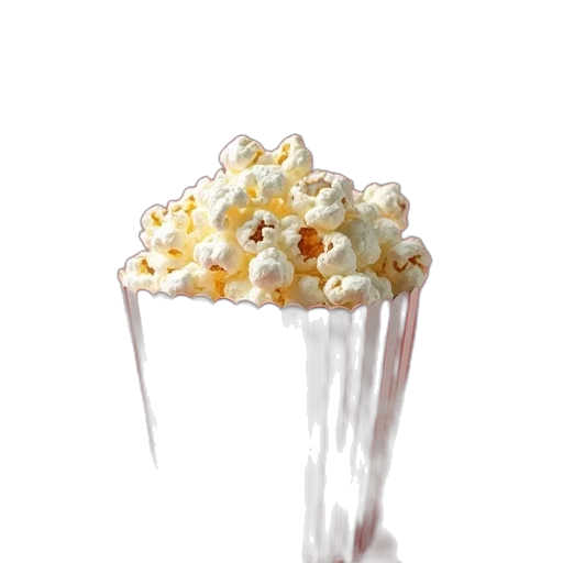 food, crown, staff, hat, 3d render, photorealistic, popcorn, bar transparent PNG cut-out