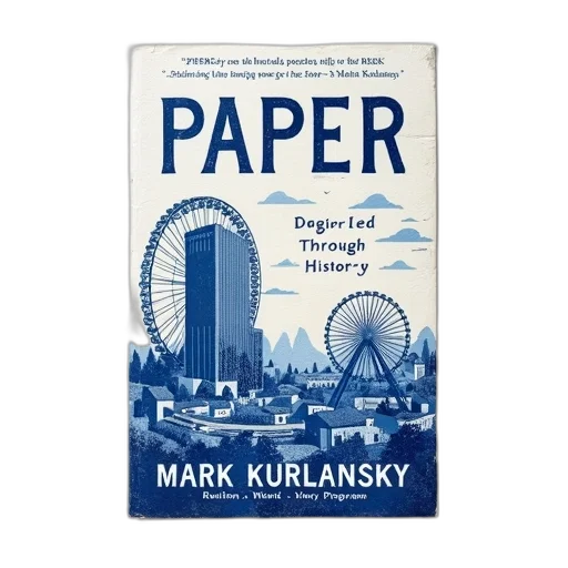 cover, book, paper, paging, through, history, mark, kurlansky transparent PNG cut-out