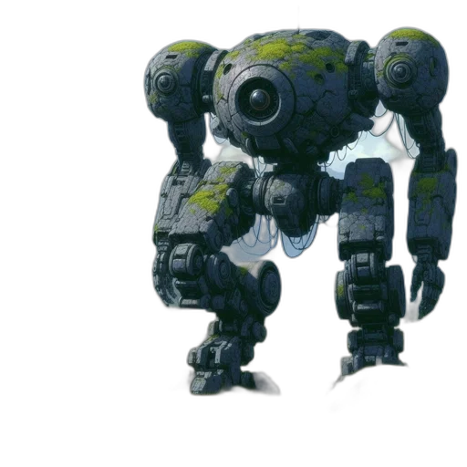 robot, weapon, creature, animal, concept art, 3d render, pixel art, cyberpunk transparent PNG cut-out