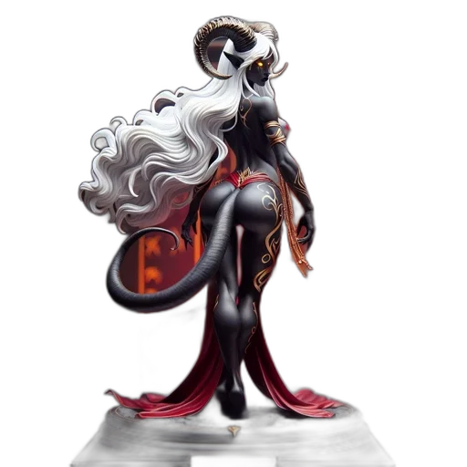 concept art, fantasy art, 3d render, comic book art, dark, detailed, figurine, features transparent PNG cut-out