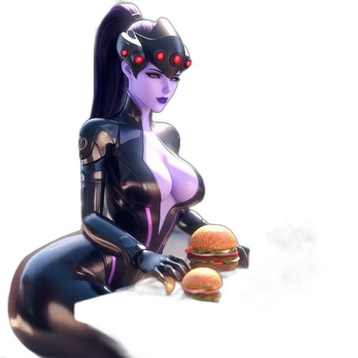 food, robot, weapon, concept art, pixel art, fantasy art, cyberpunk, neon lights transparent PNG cut-out
