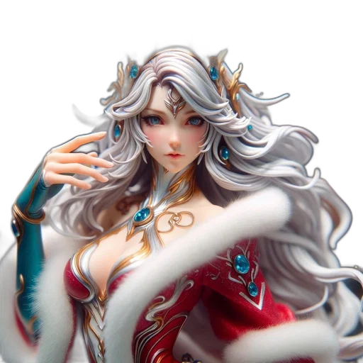 jewelry, crown, fantasy art, concept art, 3d render, photorealistic, statuette, features transparent PNG cut-out