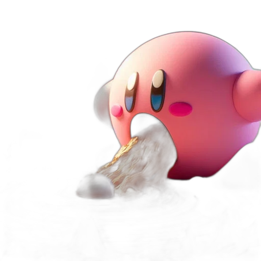 food, animal, weapon, creature, 3d render, concept art, vaporwave, photorealistic transparent PNG cut-out