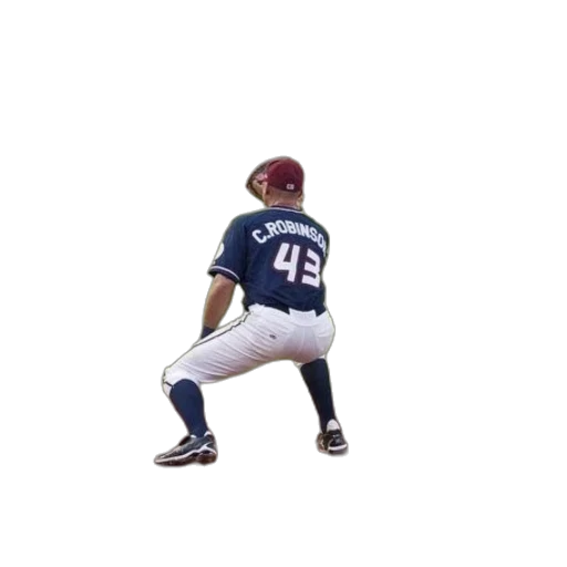 animal, creature, baseball, player, name, robinson, his, jersey transparent PNG cut-out