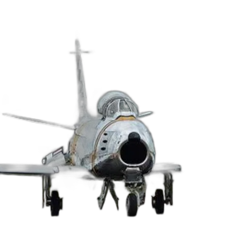 weapon, 3d render, concept art, vintage, fighter, jet, silver, black transparent PNG cut-out