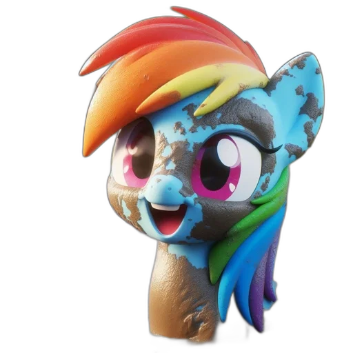 staff, mask, face, animal, 3d render, concept art, fantasy art, watercolor transparent PNG cut-out