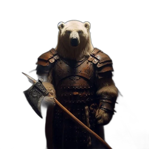 animal, staff, sword, mask, fantasy art, concept art, 3d render, photorealistic transparent PNG cut-out