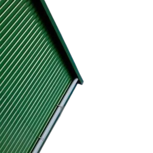 building, furniture, umbrella, sword, 3d render, green, corrugated, metal transparent PNG cut-out