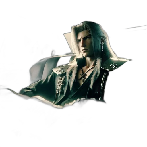jacket, weapon, dragon, face, concept art, fantasy art, photorealistic, watercolor transparent PNG cut-out