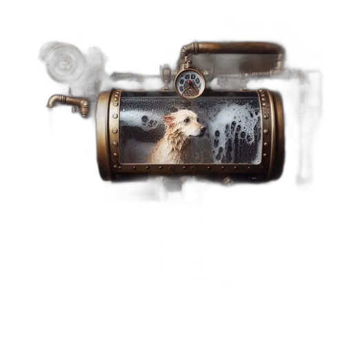 weapon, bottle, robot, mask, concept art, photorealistic, watercolor, 3d render transparent PNG cut-out