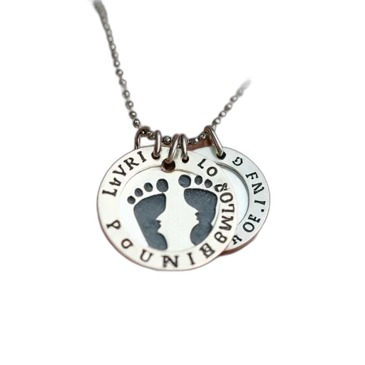 jewelry, hand, stamped, family transparent PNG cut-out