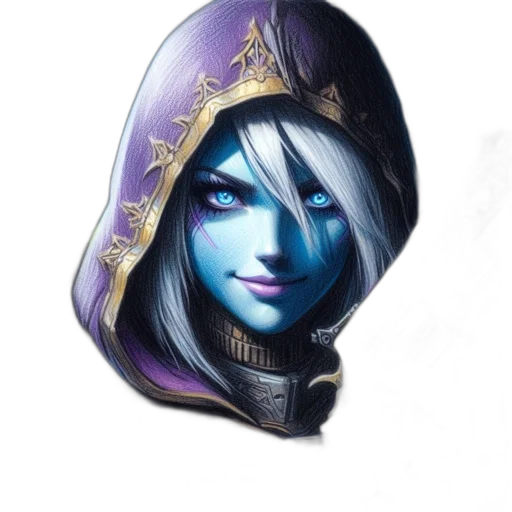 face, mask, staff, crown, fantasy art, concept art, photorealistic, pixel art transparent PNG cut-out
