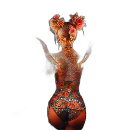 dress, creature, animal, crown, photorealistic, 3d render, concept art, fantasy art transparent PNG cut-out