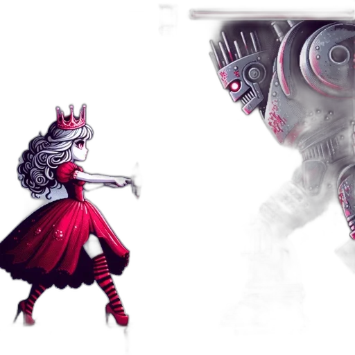 robot, concept art, fantasy art, comic book art transparent PNG cut-out