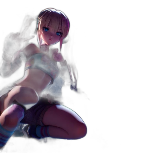 robot, dress, weapon, dragon, concept art, anime, fantasy art, 3d render transparent PNG cut-out