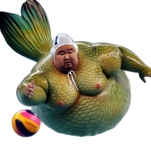 creature, dragon, animal, photorealistic, 3d render, underwater, man, dressed transparent PNG cut-out