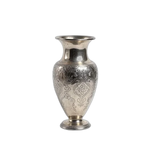 bottle, jewelry, crown, furniture, 3d render, photorealistic, silver, vase transparent PNG cut-out