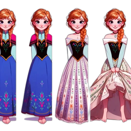 dress, concept art, cartoon, pixel art, fantasy art, colorful, pastel, neon transparent PNG cut-out