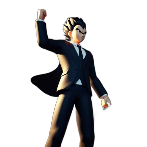 staff, concept art, 3d render, cartoon, comic book art, animated, figure, stands transparent PNG cut-out