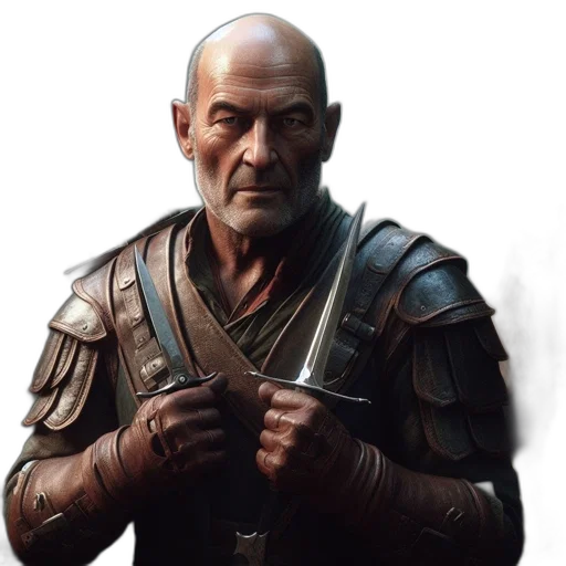 sword, face, staff, concept art, fantasy art, photorealistic, comic book art, imposing transparent PNG cut-out