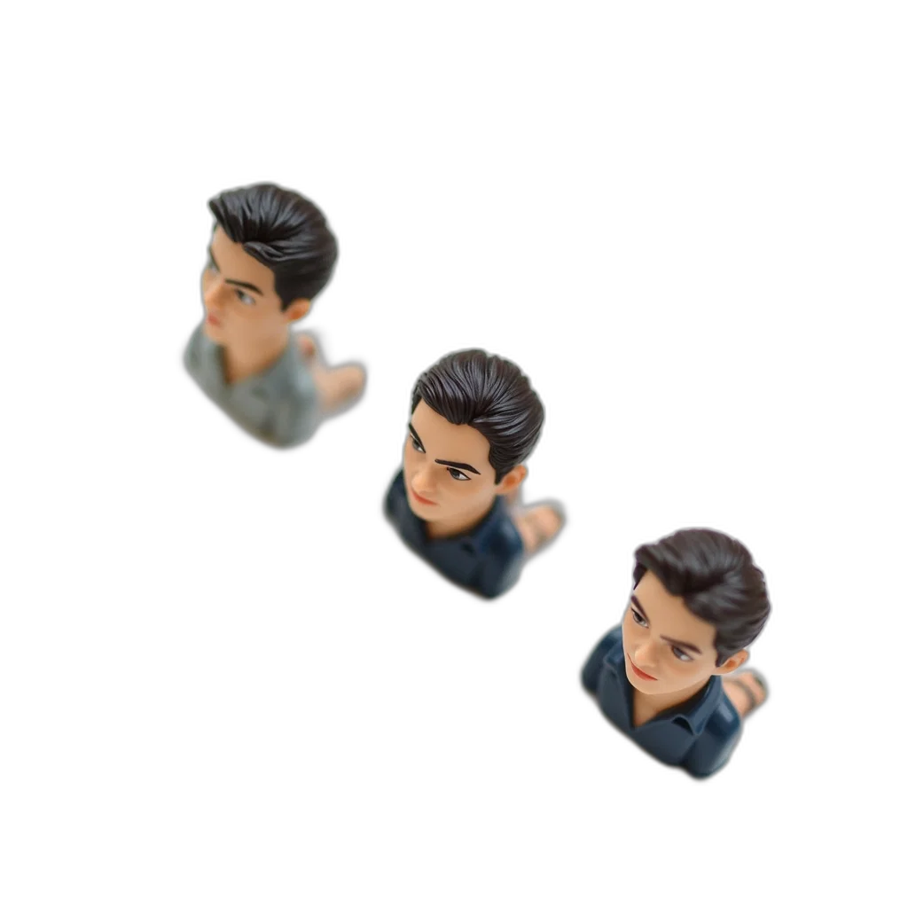 face, mask, hair, staff, pixel art, 3d render, concept art, cartoon transparent PNG cut-out