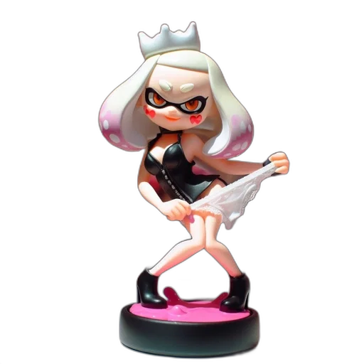 crown, weapon, dress, concept art, 3d render, female, figurine, long transparent PNG cut-out