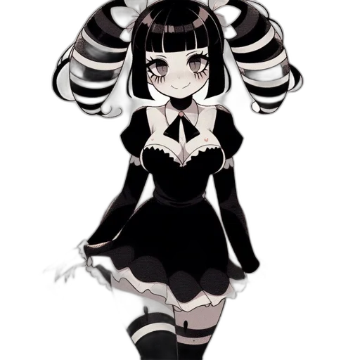 dress, creature, staff, mask, anime, cartoon, pixel art, concept art transparent PNG cut-out