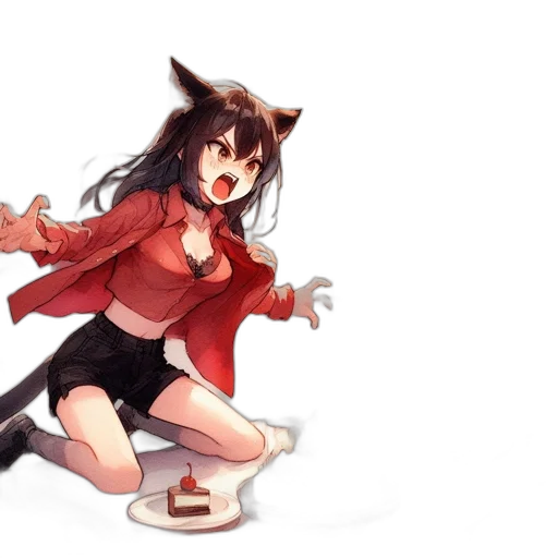 staff, weapon, dress, animal, anime, concept art, pixel art, fantasy art transparent PNG cut-out