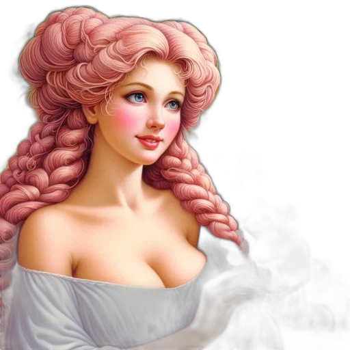 face, fantasy art, photorealistic, concept art, pixel art, pastel, scene, fantasy transparent PNG cut-out