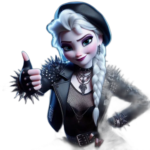 staff, fantasy art, concept art, 3d render, comic book art, dark, animated, female transparent PNG cut-out