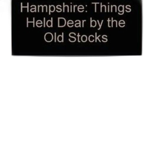 book, cover, title, hampshire, things, held, dear, old transparent PNG cut-out