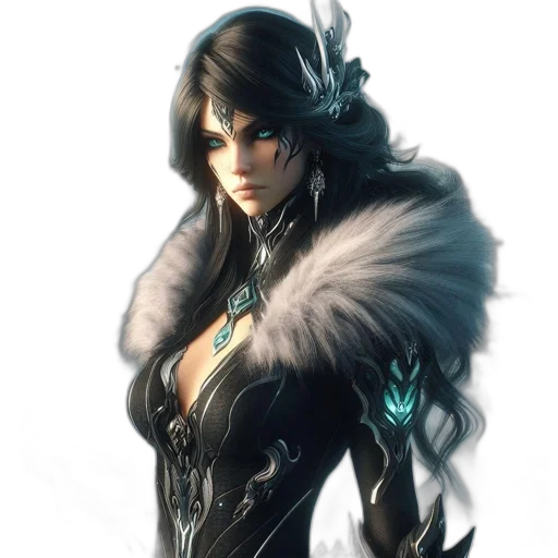 dress, dragon, fantasy art, concept art, comic book art, cyberpunk, dark, blue transparent PNG cut-out
