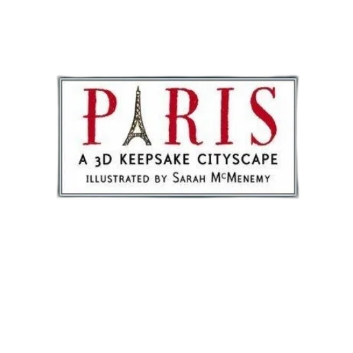 paris, keepsake, cityscape, illustrated, sarah, mcmenemy, featuring, iconic transparent PNG cut-out