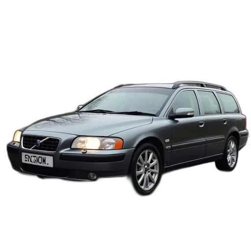 car, photorealistic, volvo, v70 transparent PNG cut-out