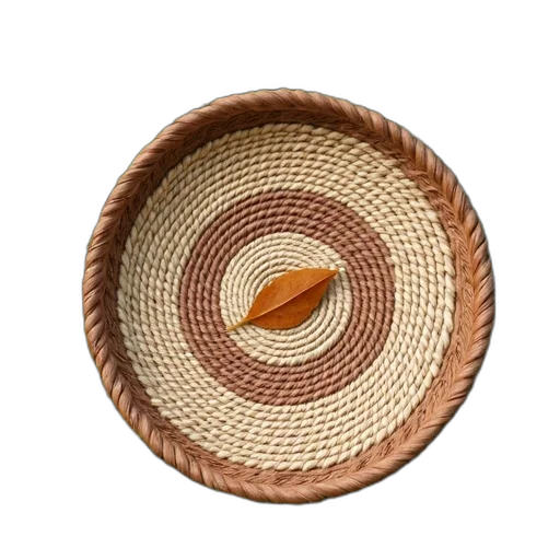 hat, jewelry, food, crown, 3d render, photorealistic, earth tones, woven transparent PNG cut-out