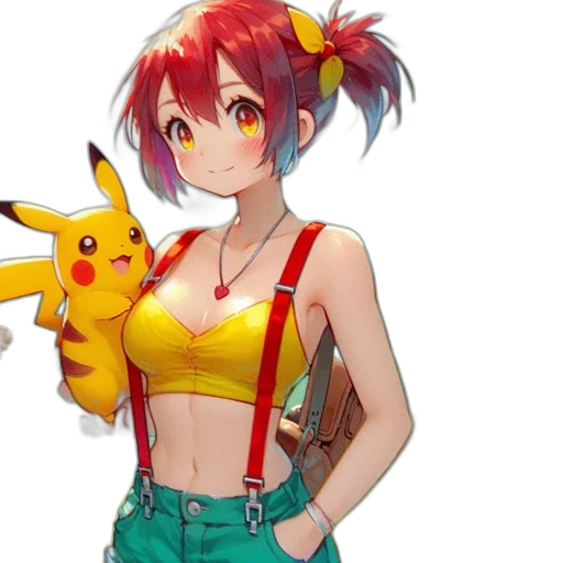 staff, weapon, dragon, pixel art, anime, concept art, 3d render, red transparent PNG cut-out