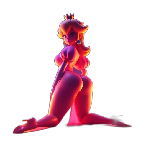 crown, dress, creature, staff, concept art, 3d render, pixel art, watercolor transparent PNG cut-out