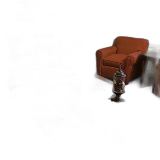 furniture, robot, weapon, shoes, 3d render, concept art, pixel art, photorealistic transparent PNG cut-out